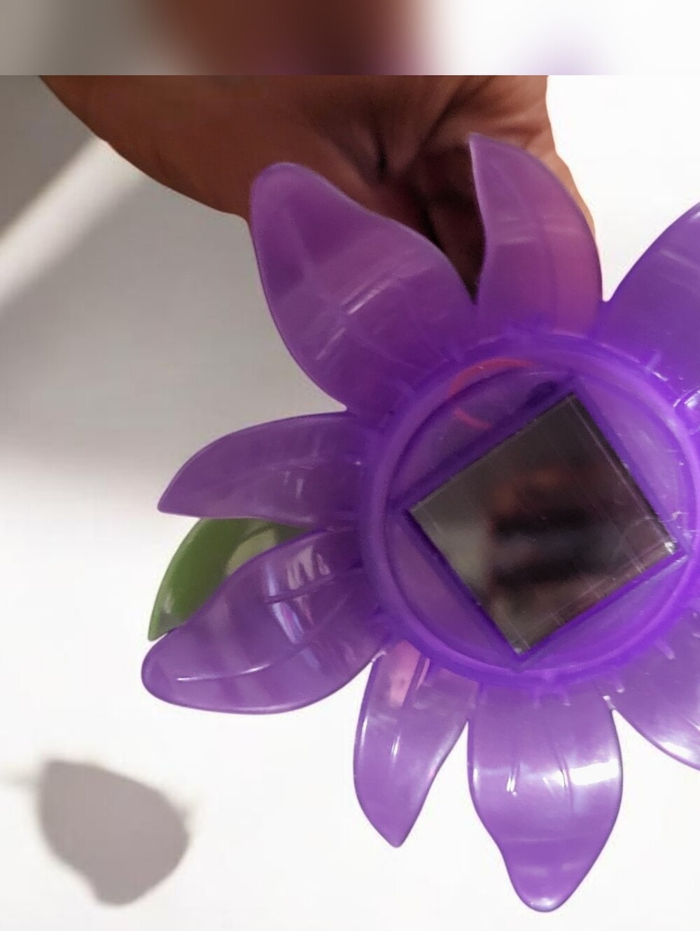 Solar Garden Flower Stakes - Orange, Red, Or Purple - Picture 3 of 5